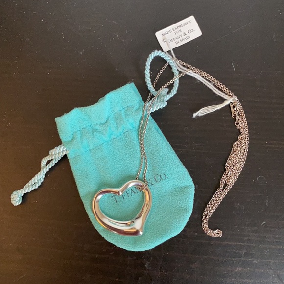 Tiffany Open Heart Necklace - Picture 3 of 4